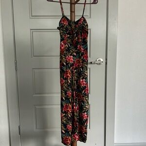 American Eagle floral jumpsuit